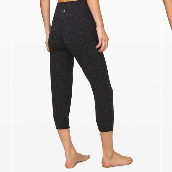 Lululemon Align Jogger Crop *23" Formation Camo Deep Coal Multi size 6 - Picture 2 of 6